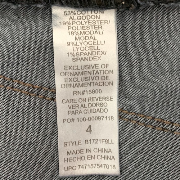 DEMOCRACY Ab solution Jeans, Size 4, Blue Denim. - Picture 4 of 5